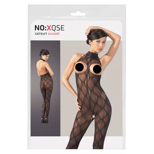 NO:XQSE - Body de encaje abierto de pecho - XL/XXL