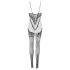 NO:XQSE - body de red con encaje - negro - talla S-L