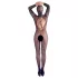 Mandy Mystery - Body completo de red con máscara - negro - talla S-L