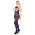 NO:XQSE - Mono abierto con cuello halter - negro (S-L)