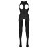 NO:XQSE - Mono abierto con cuello halter - negro (S-L)