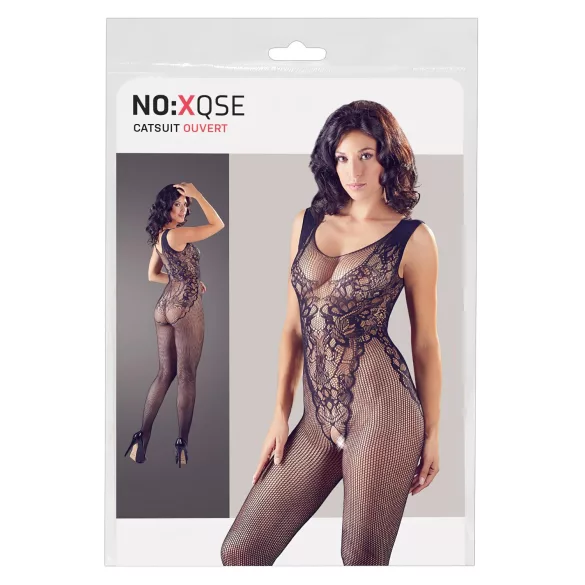 NO:XQSE - body de red abierto sin mangas - negro talla S-L