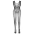 NO:XQSE - body de red abierto sin mangas - negro talla S-L
