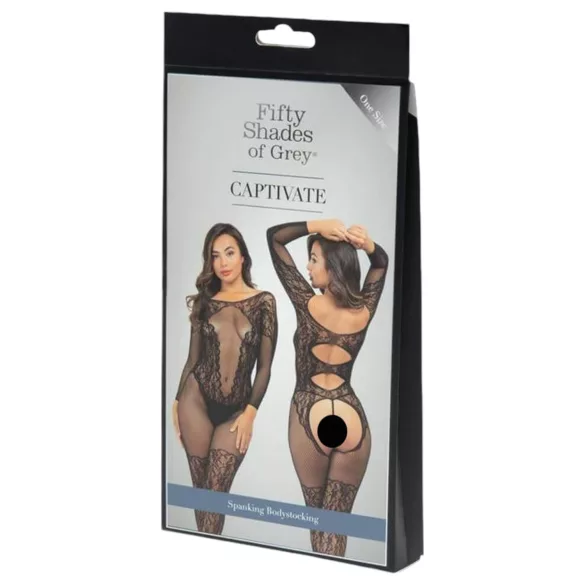 Fifty Shades of Grey - body erótico de encaje - negro