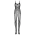 Obsessive G335 - body de red transparente abierto - negro - talla S-L