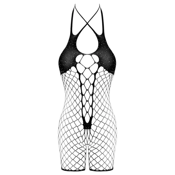 Cottelli - body abierto de red - negro - talla S-L