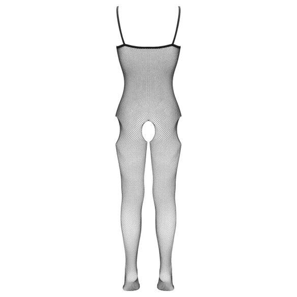 Cottelli Fantasy - body de red negro abierto con cortes en las caderas (S-L)
