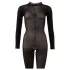 Cottelli - Body de red transparente con entrepierna abierta (negro) - Talla S/M