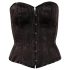 Cottelli - Corsé bordado para fiesta (negro) - M