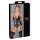 Cottelli Bondage - top brillante con esposas (negro)