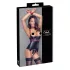 Cottelli Bondage - Top realzador con collar - brillante - negro - XL