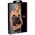 Cottelli - top abierto con perlas (negro) - M