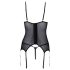 Cottelli - top abierto con perlas (negro) - M