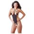NO:XQSE - Body abierto con estrás - negro (talla S-L)