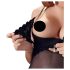 Cottelli - Body ajustable de terciopelo - negro