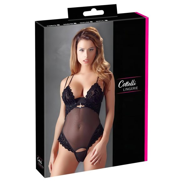 Cottelli - Body Negro Versátil y Aterciopelado - 80B/M