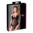 Cottelli - Body ajustable de terciopelo - negro - 85C/L