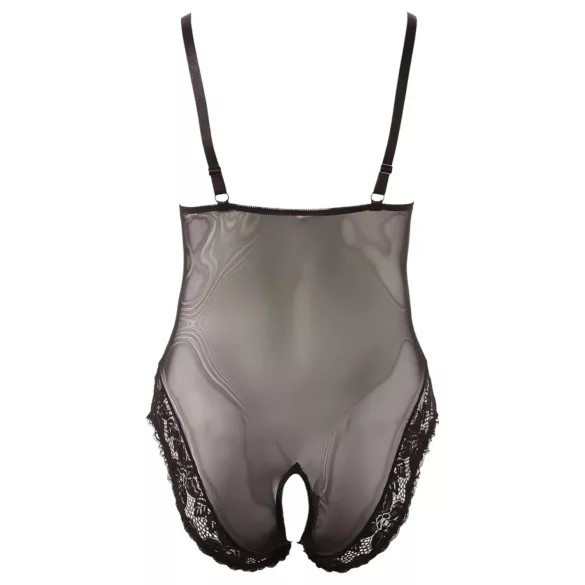 Cottelli Plus Size - body de encaje - talla grande - negro - XXXL