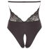 Cottelli - Body de encaje con cuello halter (negro)