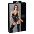 Cottelli Bondage - body brillante con esposas - negro - L