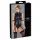 Cottelli Bondage - body brillante sin mangas y esposas para brazos - negro - L