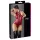 Cottelli Party - body brillante sin mangas con cremallera (rojo)