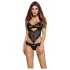 Obsessive - body de encaje floral - negro - L/XL