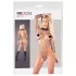 NO:XQSE - body negro de malla, de manga larga (talla S-L)