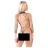 NO:XQSE - body de malla con mangas largas - negro (Tallas S-L)