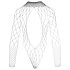NO:XQSE - body de malla con mangas largas - negro (Tallas S-L)