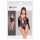 NO:XQSE - body con lazo y manga larga - negro (Tallas S-L)
