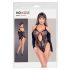 NO:XQSE - body con lazo y manga larga - negro (Tallas S-L)