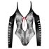 NO:XQSE - body con lazo y manga larga - negro (Tallas S-L)