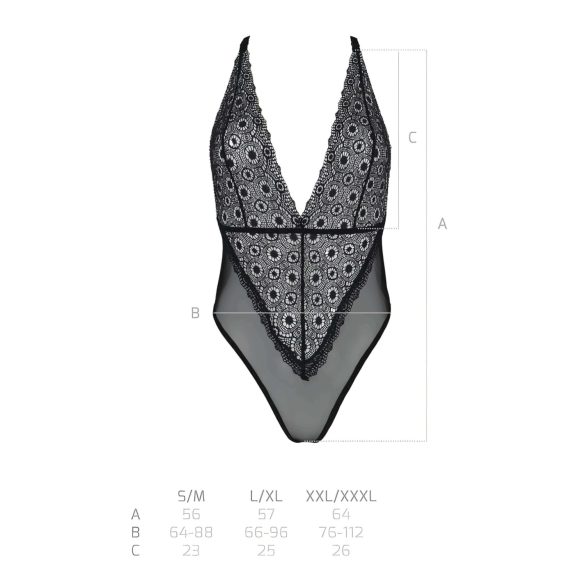 Body de Encaje Zinnia Eco Pasión (negro)