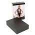 Abierta Fina - body negro con encaje y strass