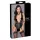 Cottelli Bondage - body lencero con cuello halter - encaje negro