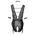 Cottelli Bondage - body lencero con cuello halter - encaje negro