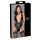 Cottelli Bondage - body negro con encaje y cuello halter - M
