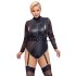 Body encaje Bondage Plus Size negro