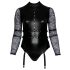 Body encaje Bondage Plus Size negro - 2XL