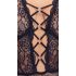 Cottelli Curves Talla Plus - body negro transparente y estampado