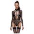 Cottelli - body transparente con tirantes (negro)