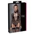Cottelli - body transparente con tirantes (negro)