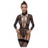 Cottelli - body transparente con tirantes (negro)