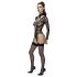 Cottelli - body transparente con tirantes (negro)