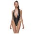 Cottelli Party - body brillante con cuello halter (negro) - XL