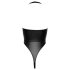 Cottelli Party - body brillante con cuello halter (negro) - XL