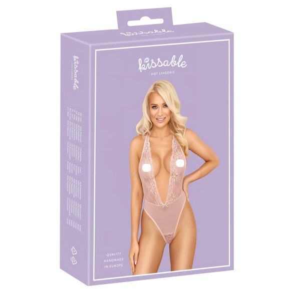 Besable - body de encaje (rosa)