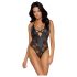 Cottelli Party - body con estampado floral (negro)