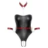Cottelli Bondage - body brillante y esposas para brazos (negro)
